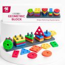 Storio Geometric Angle Blocks, Sorting & Stacking Toys for Toddlers and Kids Preschool, 26 Pcs...