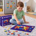 Storio Magnetic Pattern Fun Box Toy for Kids | Montessori Magnetic Puzzle Educational Toy for Boys & Girls Age 2 3 4 Years...