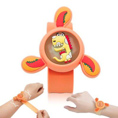 Storio Pack of 1 Rakhi for Brother Kids Wrist Band for Boys and Girls Spinning Slap Band Cute Cartoon Bracelet Wrist Band