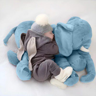 Storio Plush Big Size Fibre Filled Stuffed Animal | (60 cm, Blue Color, 1 Year Above)