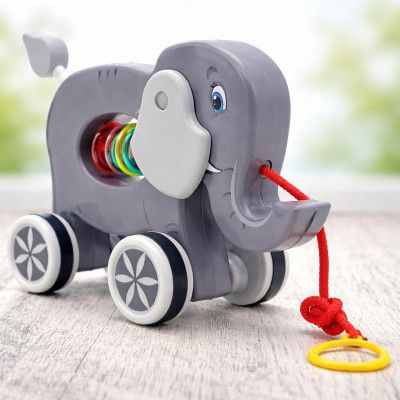 Storio Pull Along Toy for Toddlers - Lion| Cute & Colorful Baby Pull Toy with Attractive Design