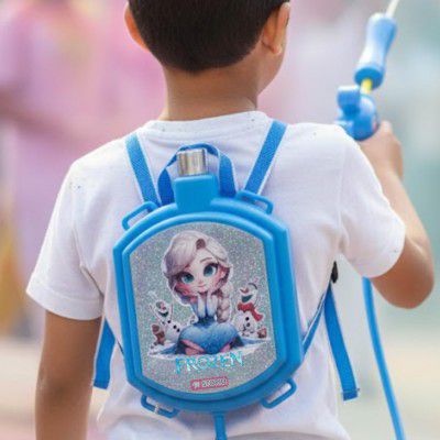 Storio Sea Green Holi Pichkari Water Gun for Kids | 1100ml Backpack Water Tank Pichkari