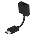 Storite (10cm-100mm) High Speed 19 Pin HDMI Male to Female Extension Cable HDMI Extender for Google Chrome Cast, fire tv Stick, Laptop/PC, LCD/LED TV, Xbox, PS3/PS4- Black...