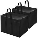 Storite 2 Pack Nylon 85 L Moisture Proof Multi-Purpose Storage Bag (Black,57x36.8 x40.5 cm)...