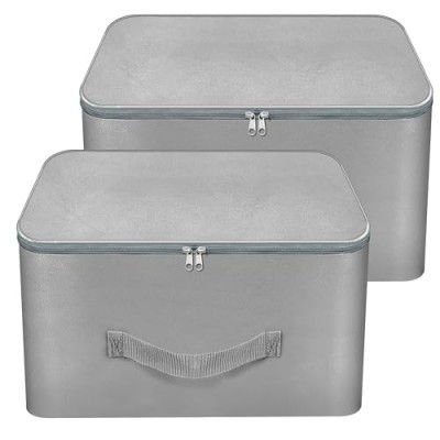 Storite 2 Pack Nylon Wardrobe Bag Underbed Moisture Proof Cloth Storage Organizer