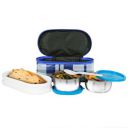 Storite 3 Olive Shape Prime Stainless Steel Lunch Insulated Tiffin Box...