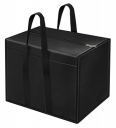 Storite Big 85 L Moisture Proof Clothes Nylon Storage Bag Organizer for Books Magazine, Stationery Paper, Document Toy Storage -(Black, 57x 36.8X 40.5 cm) Rectangular...