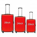 Storite Combo Pack of 3 Zippered Clear PVC Suitcase Covers Protectors,Waterproof Dustproof Suitcase Covers Case for Wheeled Luggage Trolley Protective Covers (Size-49Cm,Size-58Cm,Size-68Cm)...