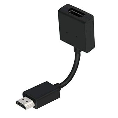 Storite HDMI male to Female 10cm High Speed Extension Cable | HDMI Extender Cord for TV stick - Black