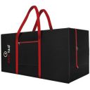 Storite Moisture Proof 236 L Heavy Duty 1680 Denier Nylon Multi-Purpose Extra Large Toys Storage Bag/Stationery Paper/Blankets/Clothes Storage Bag (Red Black, 113x39.5x53 cm)...