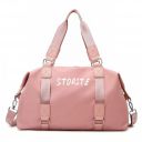 Storite Nylon 47 Cm Travel Duffle Bag, Sports Shoulder Bag for Women with Wet Pocket Weekender Overnight Luggage Bag - (Pink, 47 x 16 x 30 Cm)...