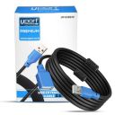 Storite Uport 3 M USB 2.0 M to F USB Extension Cable,Gold-Plated AWG24+28 & Aluminum Platinum layer, B96 Braided Foot Core Wire, Minimum 4.5V - Compatible with Printer|Camera|Webcam|Hard Drive...