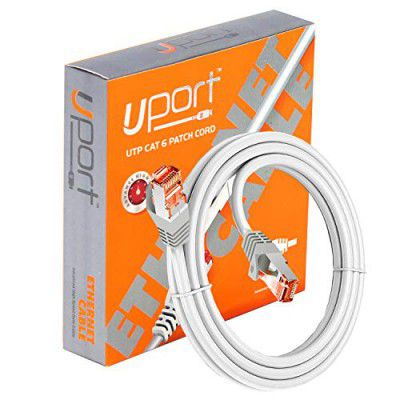 Storite Uport 5 Meter Premium Series Cat 6 Ethernet High Speed Gigabit Internet Network RJ45 LAN Patch Cable (Grey)