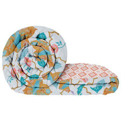 Story Home Microfiber 180 GSM Soft Fusion Reversible Comforter