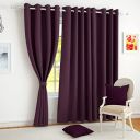 Story@Home 100% True Blackout Window Curtains 5 Feet Set of 2 | Plain Design | Room Darkening Curtain | Thermal Insulated Curtains for Living Room, Bedroom | (116 x 152 cm, Purple)...