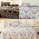 Story@Home 240 TC Bedsheet for Double Bed Queen Size (Multi Color, Aztec/Bohemian)...