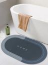 Story@Home Bathroom Mat Aqua Collection Door Mat Anti-Slip Bath Mat Quick Drying Absorbent Mat for Home and Kitchen 40 X 60 Cm, Navy Blue...