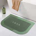 Story@Home Bathroom Mat Aqua Collection Door Mat Anti-Slip Bath Mat Quick Drying Absorbent Mat for Home and Kitchen (40 x 60 cm), Green...