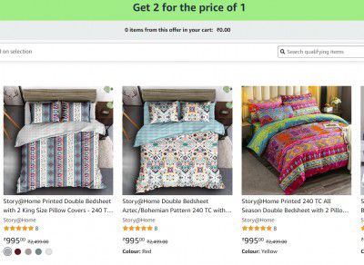 Story@Home Bedsheets | Buy 1 Get 1 FREE