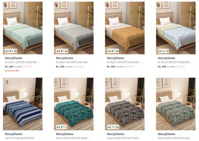 Myntra: Upto 74% OFF On Story@home Blankets | Starts At ₹524