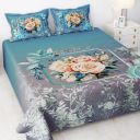 Story@Home Classic Rose Bouquet Ombre 7D Bedsheet for King Bed  | Perfect for Gifting...