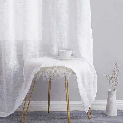 Story@Home Cotton Window Curtains 5 Feet Set of 1 | (118 x 152 cm, Off White) | Perfect for Home Decors