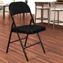 Story@Home Folding Chairs Portable Foldable Dining Chairs Home Office Student Study Chair, Black...