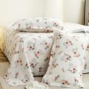 Story@Home King Size Bedsheet (270 x 250 cm, White & Brown)...