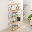 Story@Home Lazywud Collection Do-It-Yourself 5 Tier String Rack, Wire Cabinet Multifunctional Storage for Bed Room, Kids Room, Foyer, (Summer Oakfinish)...