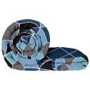 Story@Home Microfiber 180 GSM Soft Reversible All Weather MILD Winter Comforter/Quilt/Duvet Hexagon Single Bed Comforter (Blue)...