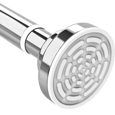 Story@Home Stainless Steel (80 Cm To 140 Cm) Extendable Shower Curtain Tension Rod 
