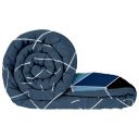 Story@HomeSingle Bed Comforter 180 GSM Reversible Microfiber - Blue & Navy Blue...