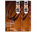 Stout Extra Dotted Chocolate Flavoured Condoms For Men| 10 Count |Pack of 2...