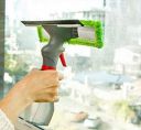 Stoveorama 3 in 1 Plastic Easy Glass Spray Type Cleaning Brush Wiper Clean Shave Car Window Cleaner for Car Window, Mirror, Glass, Floor, Stove with Spray, Cleaning Cloth (Type 1)...