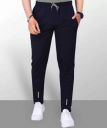 STRAND CREATION Men Solid Black Track Pants...