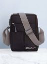 Straplt Black Men & Women Sling Bag - Medium Cross Body Messenger...