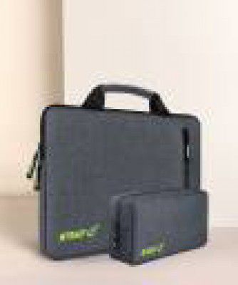 Straplt Laptop Sleeve With Pouch Case Cover for 15.6-16 Inch With Handle, Waterproof Laptop Sleeve/Cover  (Grey, 16 inch)