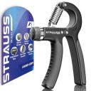 Strauss Adjustable Hand Grip| Adjustable Resistance (10KG - 40KG) | Hand Gripper for Home & Gym Workouts | Perfect for Finger & Forearm Hand Exercises & Strength Building for Men & Women (Black)...