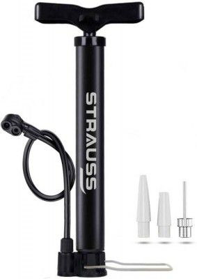 Strauss Double Action, Air Bicycle Pump (Black)