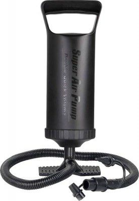 Strauss High Output Inflatables Hand Air Pump with 3 Nozzle Hose Ball, Balloon, Inflatable Furniture, Basketball Pump, Football Pump, Volleyball Pump Pump  (Black)