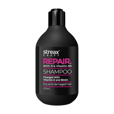 Streax Craft Repair Shampoo - 275 ml for women I For Dry and Damaged Hair