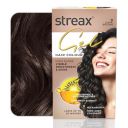 Streax Gel Hair Colour for women, Dark Brown 3, 150 ml...