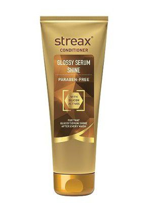 Streax Glossy Serum Shine Unscented Hair Conditioner - 240Ml | For Dull & Dry Hair