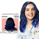 Streax Hair Colour Highlight Kit | Blue Jersey Blue - Pack of 1...