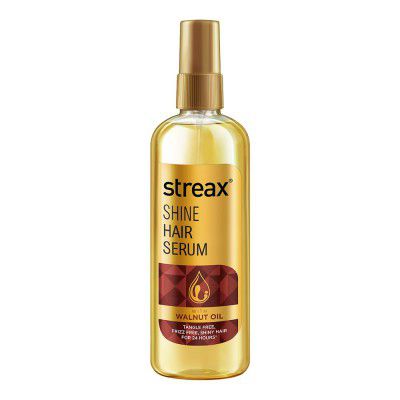 Streax Hair Serum - 200 ml, For Hair Smoothening & Shine | Dry & Frizzy Hair