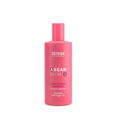 Streax Professional Argan Secrets Colour Protect Shampoo - Enriched With Argan Oil & Uv Filter | 300Ml