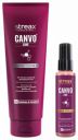 Streax Professional Canvoline Hair Serum for women - 240 gm | For Straight & Silky hair | 100 ml Canvoline Straightening Post Care Conditioner for Women's| ...