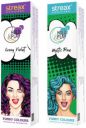 Streax Professional Hold & Play Funky Colours Hair Color - 100g | Crazy Violet, Mystic Blue...