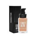 STREET WEAR Foundation -Light Medium (Light Medium) - 30 ml -Weightless, Buildable Coverage, Breathable, Water-based Formulation for Daily Use, Enriched with Vitamin E...