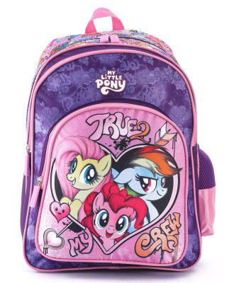 STRIDERS 14 Inches My Little Pony School Bag Magical Adventures For Young Dreamers Age 3 Yr To 5 Yr (Multicolor)